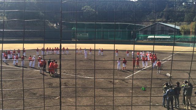 日南キャンプ 手締めの記事動画