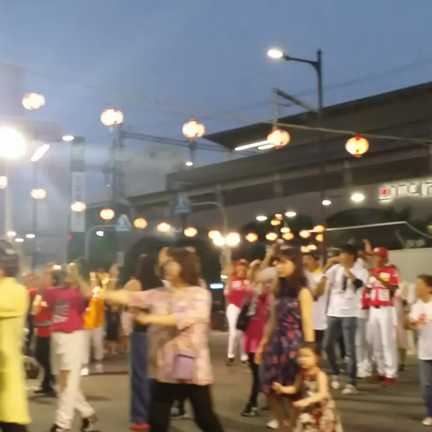 今年も布施商店街盆踊りに参加してきました❗の記事動画