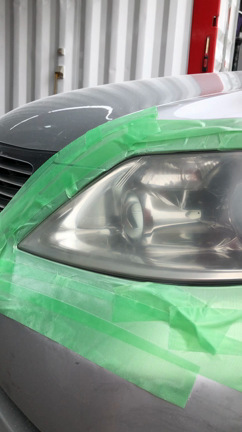 LS460 ヘッドライト黄ばみ リフレッシュの記事動画