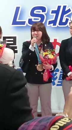 LS北見 凱旋セレモニーの記事動画