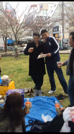 ドドスコ祭りで始まったTEAM ZANNENのお花見！の記事動画