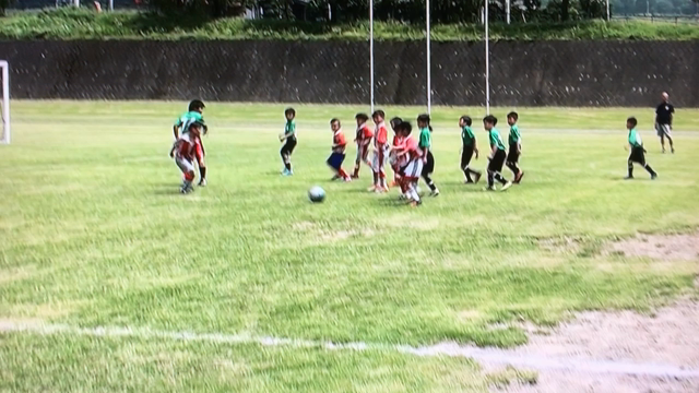 サッカー練習試合の記事動画