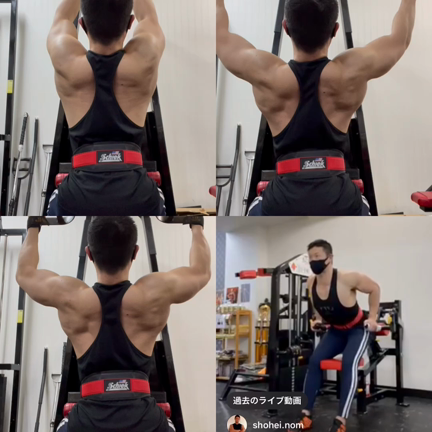 背中のトレーニングの記事動画