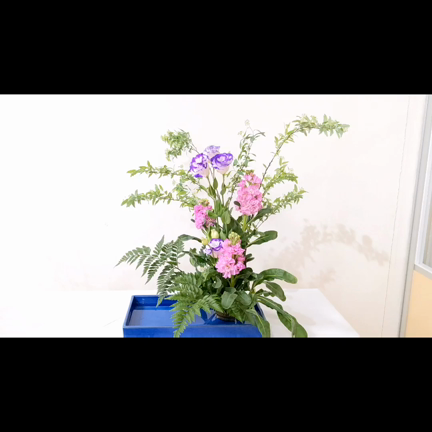 加東市いけばな協会主催いけばな展の記事動画