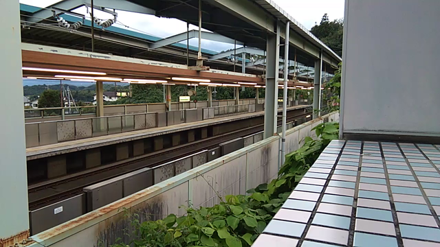山の中の新幹線の駅の記事動画