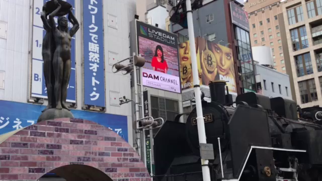 新橋駅前 街頭ビジョン⭐️の記事動画