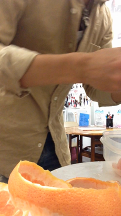 グレープフルーツの剥き方続編の記事動画