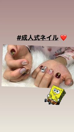 成人式ネイルと恵比寿さんとスクールの記事動画