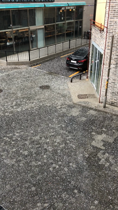 あられが降ってました！ソウルの記事動画