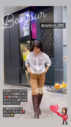 Bonjour  今日は昨日出逢った春の可愛いブルゾンをご紹介しますねの記事動画