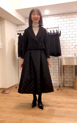 マグノリアコレクション 望月順子 リントン ツィードジャケット 36 マグノリアコレクション 望月順子 リントン ツィードジャケット 36