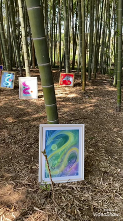 竹林美術展の記事動画