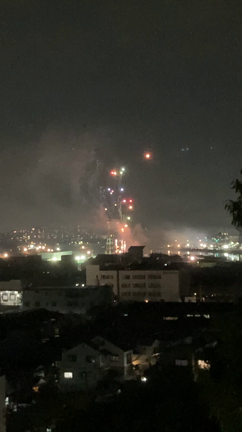 地元の花火大会の記事動画