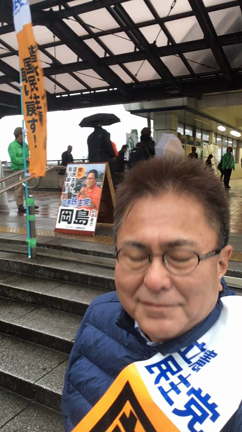 今朝は雨の鎌取駅で駅頭活動から！の記事動画