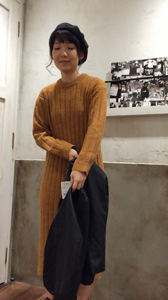 new ！ キモウニットワンピースの記事動画