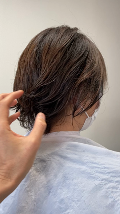 ⚫︎家での　パーマのスタイリング   明石美容室 カットが上手いの記事動画
