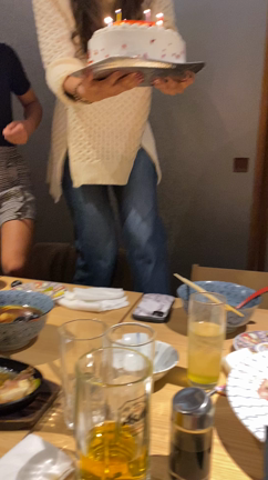 今日は私の誕生日再婚して初めて祝ってもらいました！の記事動画