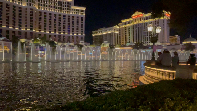 ベラージオの噴水ショーの記事動画