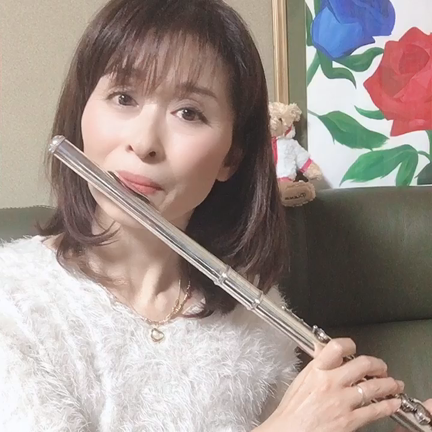 赤いスイートピーを吹いてみませんか❓の記事動画