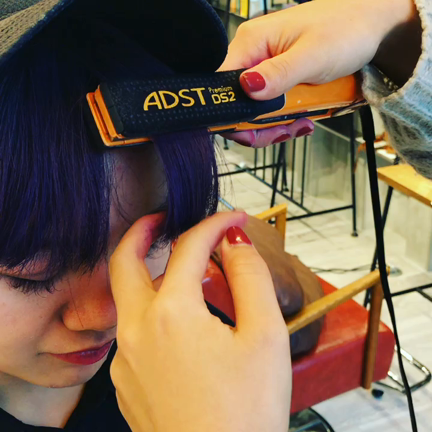 温度で色が変わるヘアカラーをやってみました！の記事動画