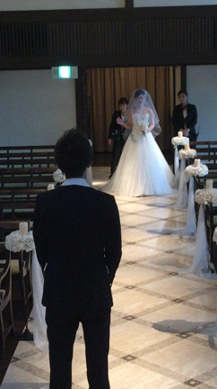 ブライダルリハーサル 1  新婦入場の記事動画