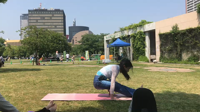 第10回勝山公園パークヨガご案内と、パークヨガ動画の記事動画