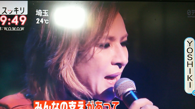 ◆動画◆YOSHIKI復活の夜スッキリの記事動画