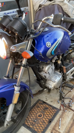 ybr125 エンジンが掛かりました。の記事動画