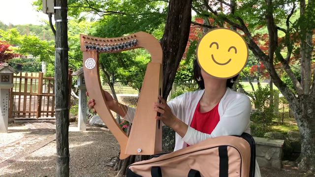 癒やしカフェ、ハープを聴こう❣️の会の記事動画
