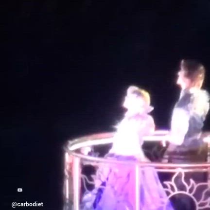 ホテルミラコスタのテラスルーム（ピアッツァビュー）から観るビリーブ！の記事動画