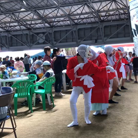 ひょっとこ踊りの画像