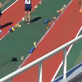 男子走り幅跳び予選④の画像