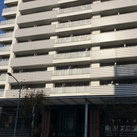 師走の空にのっぽ君の画像