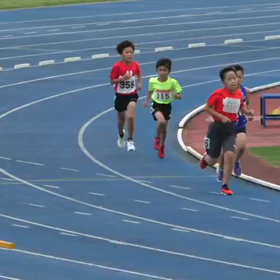 チャレンジトライアル男子1000m第４組②の画像