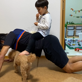 やっと回ってきた！笑の画像