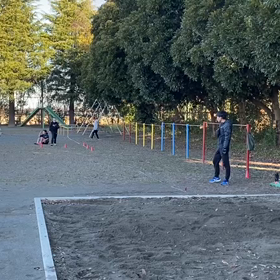 走り幅跳び③の画像