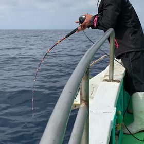 試し釣り風景の画像