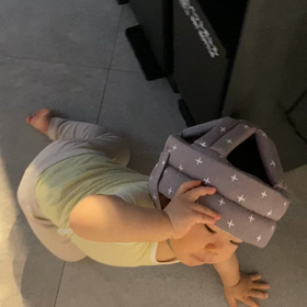 つかまり立ちの着地が…の画像