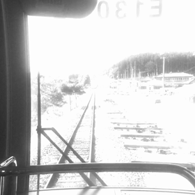 JR田舎の電車   車窓からの画像