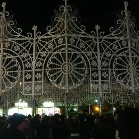 2018年度・神戸ルミナリエ(回る点滅型のイルミネーション動画②)の画像