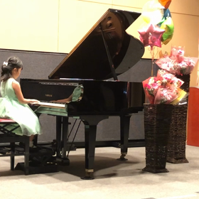 ピアノ発表会2019妹の画像