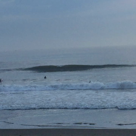 9月10日千葉北、東浪見の朝の波の画像