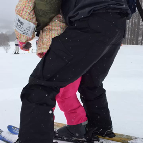 初スキーの画像