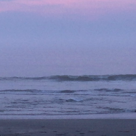 7月23日千葉北、東浪見の朝の波の画像