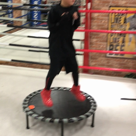 ちびっこトランポリン動画の画像