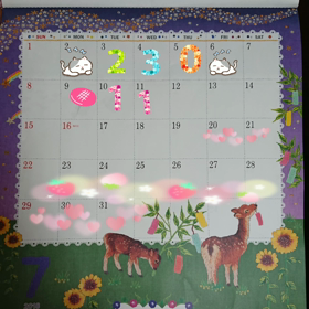 ７月のレッスンスケジュールの画像