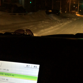 夜のドライブの画像