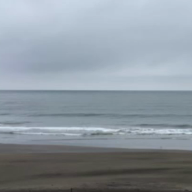 9月3日千葉北、東浪見の朝の波の画像