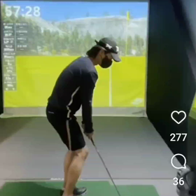 リダのゴルフレッスンの様子の画像