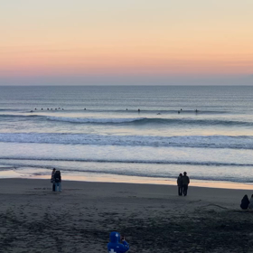 1月1日千葉北、東浪見の朝の波の画像